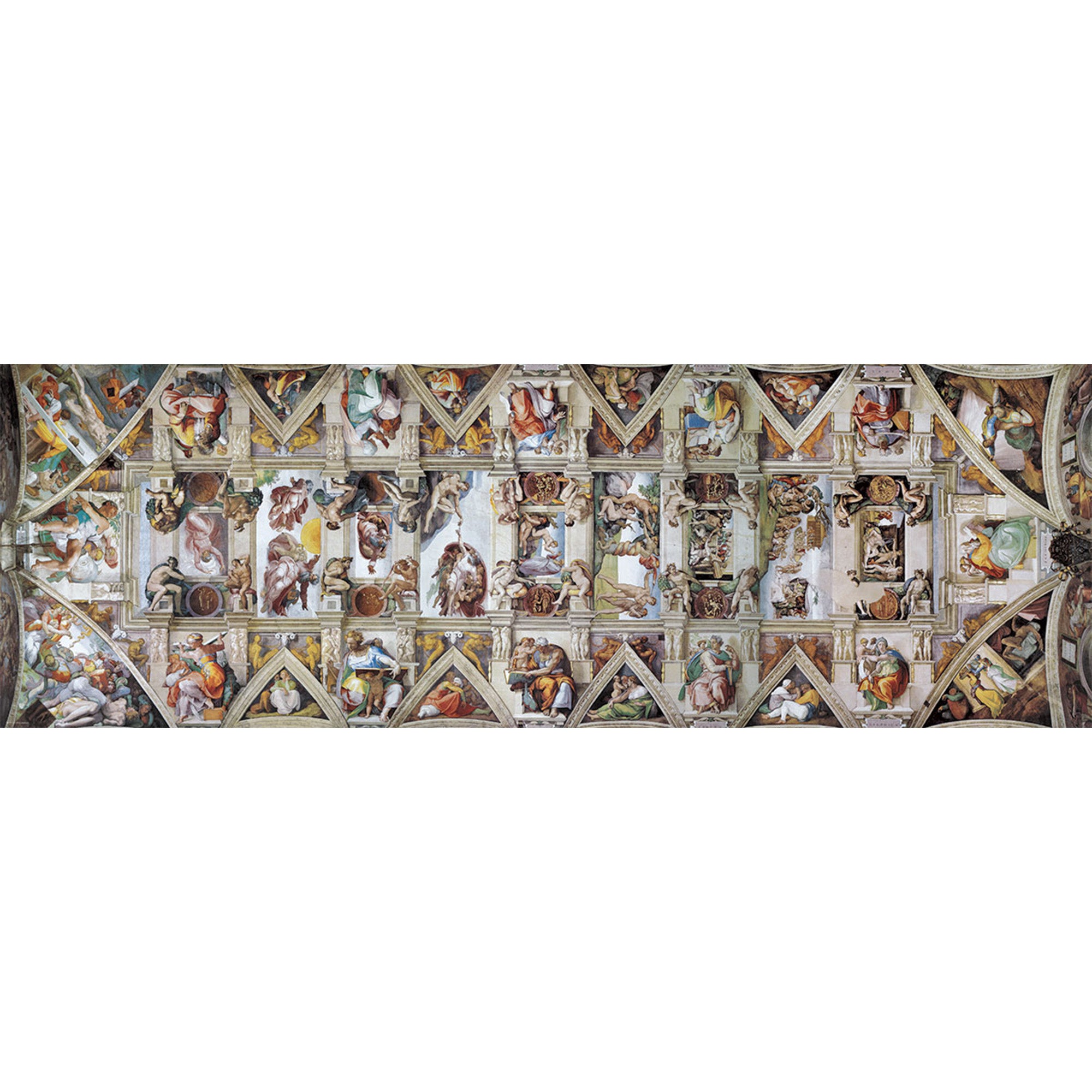 Sistine Chapel Ceiling Panoramic Jigsaw - 1000 Pieces