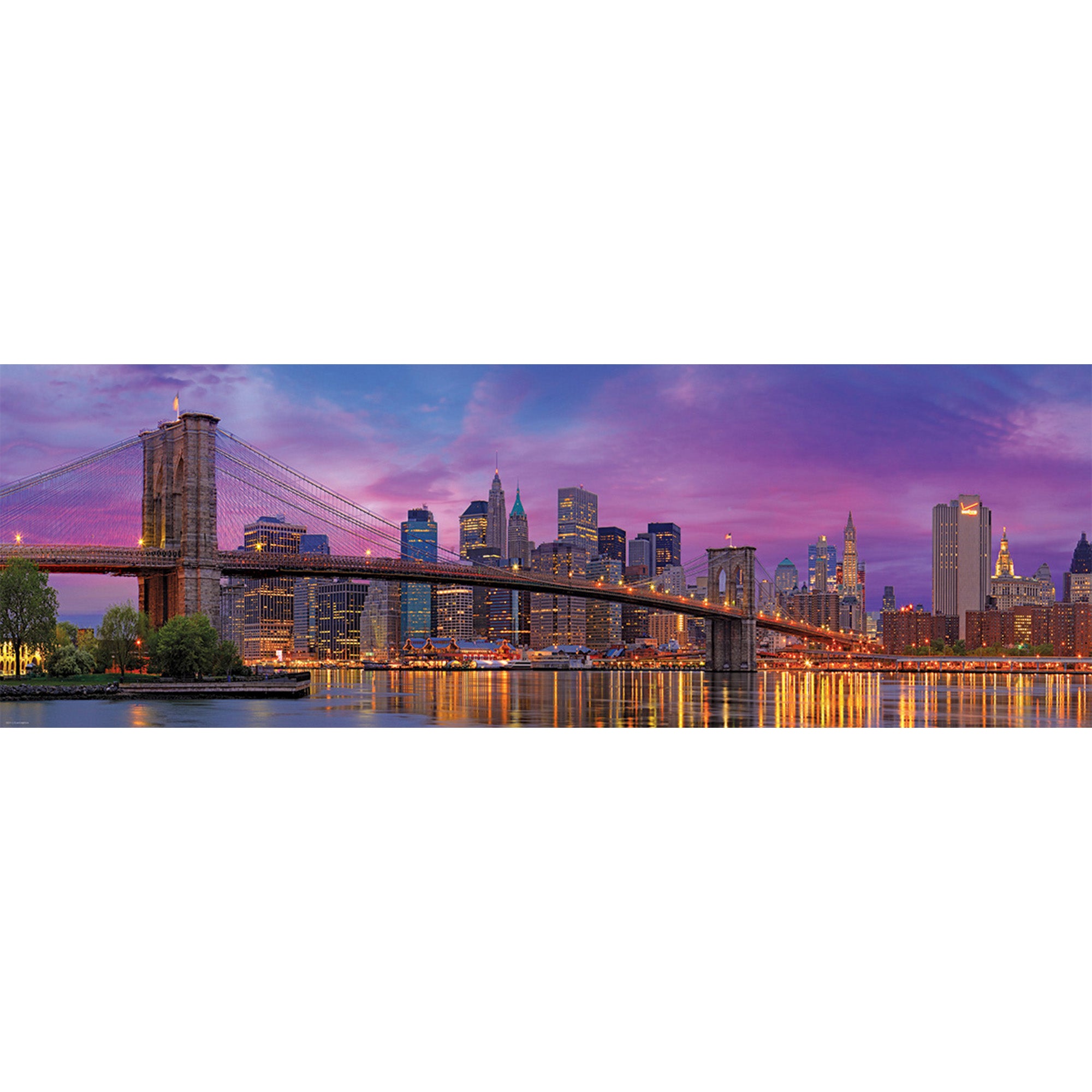 Brooklyn Bridge, New York Panoramic Jigsaw - 1000 Pieces