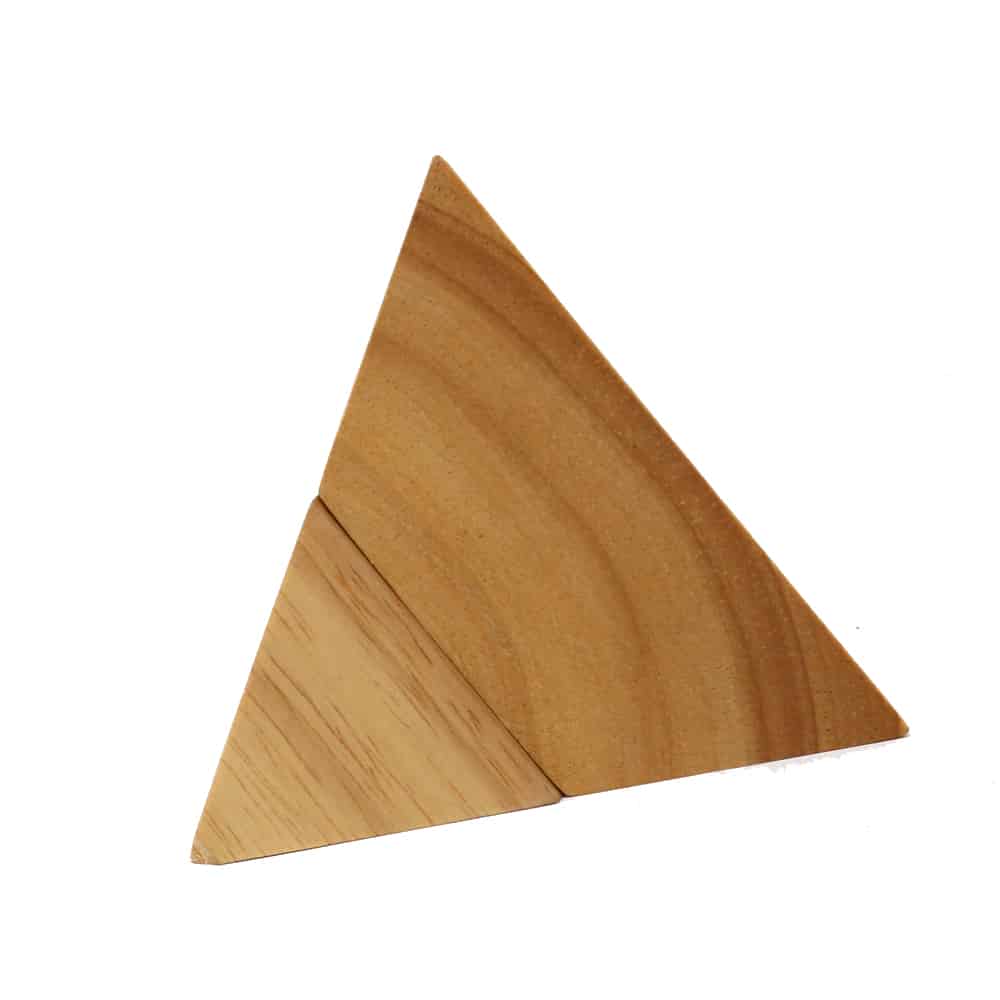 2 Piece Pyramid Puzzle