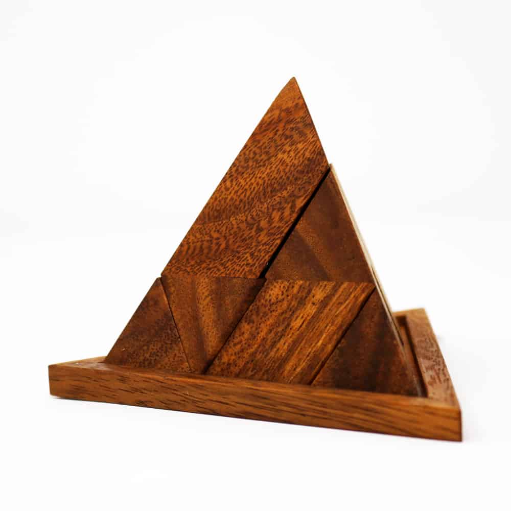 3 Piece Pyramid Puzzle - Triangulator