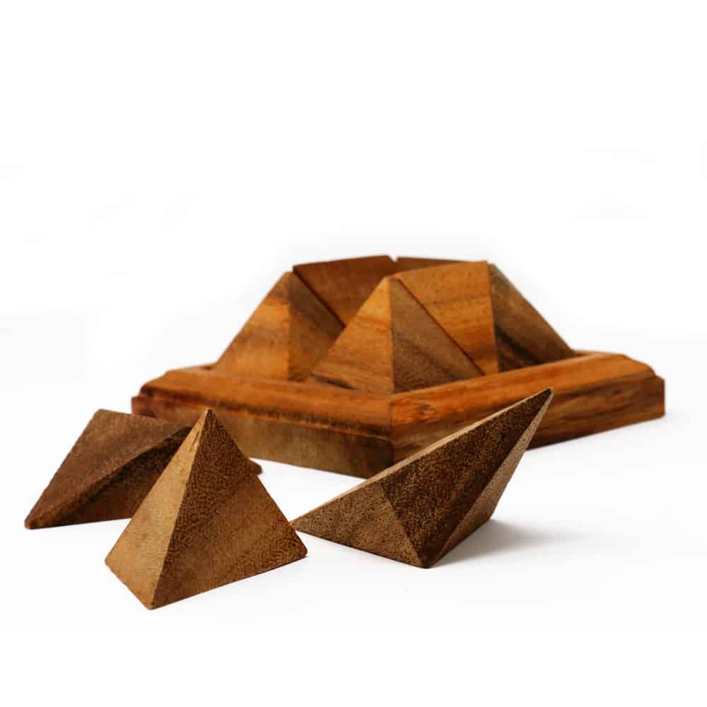 9 Piece Pyramid Puzzle