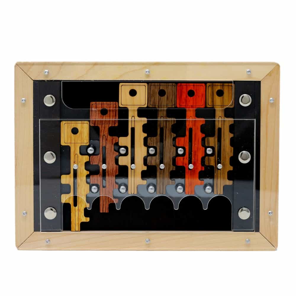 6 Key Puzzle Box
