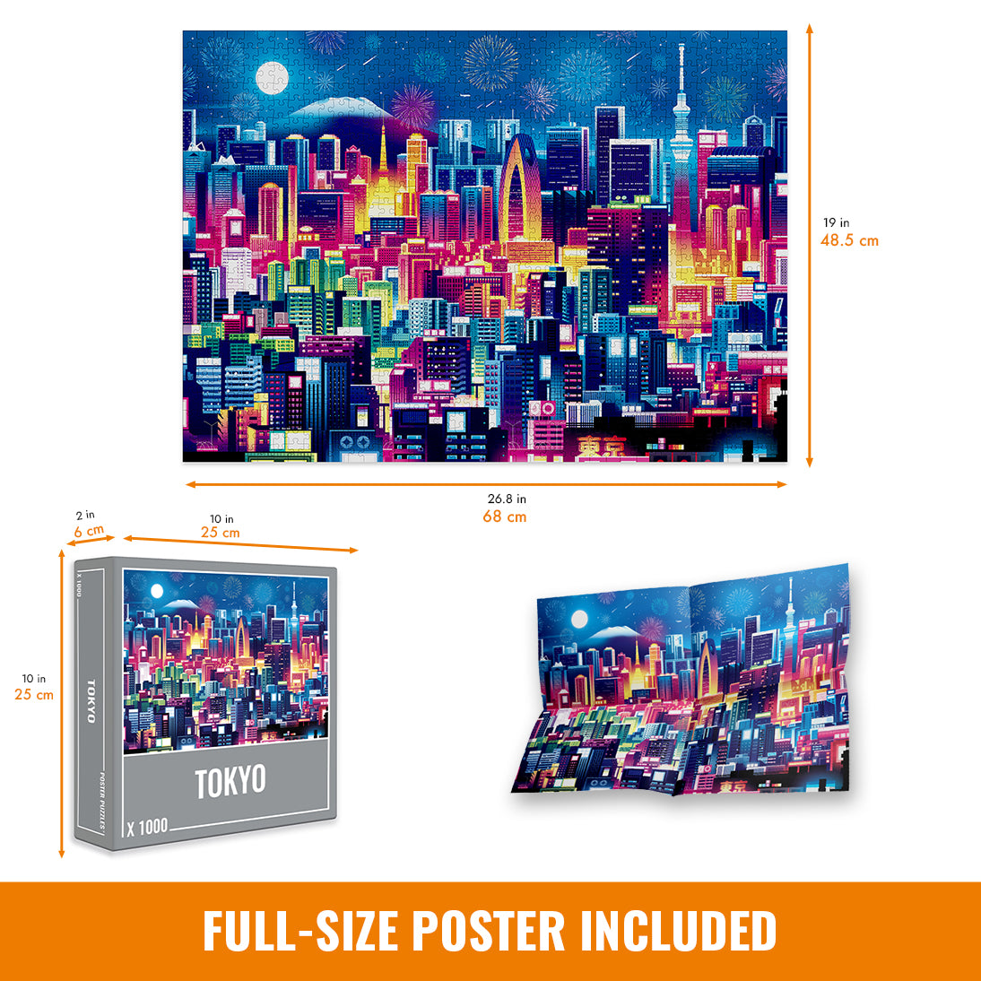 Tokyo Jigsaw Puzzle - 1000 Pieces