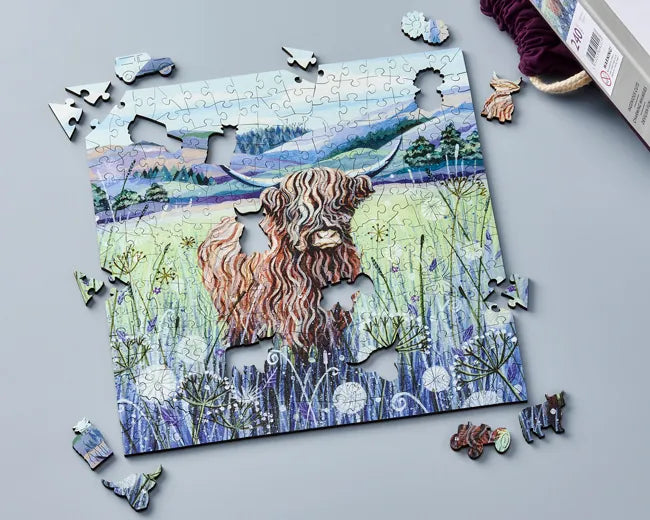 Scottish Cow Jigsaw Puzzle