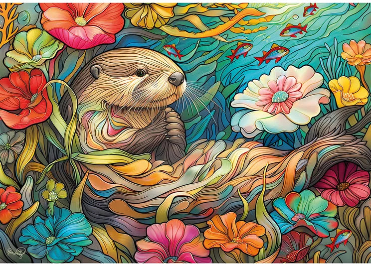 Otter Oasis Jigsaw Puzzle