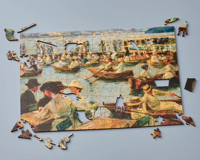 On The Alster, Hamburg Jigsaw Puzzle