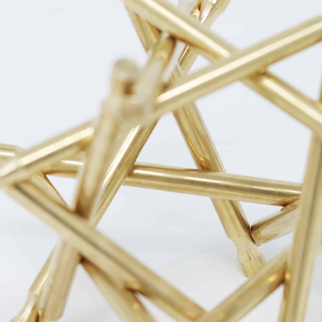 Two Brass Monkeys - Nova Plexus Puzzle - Brass