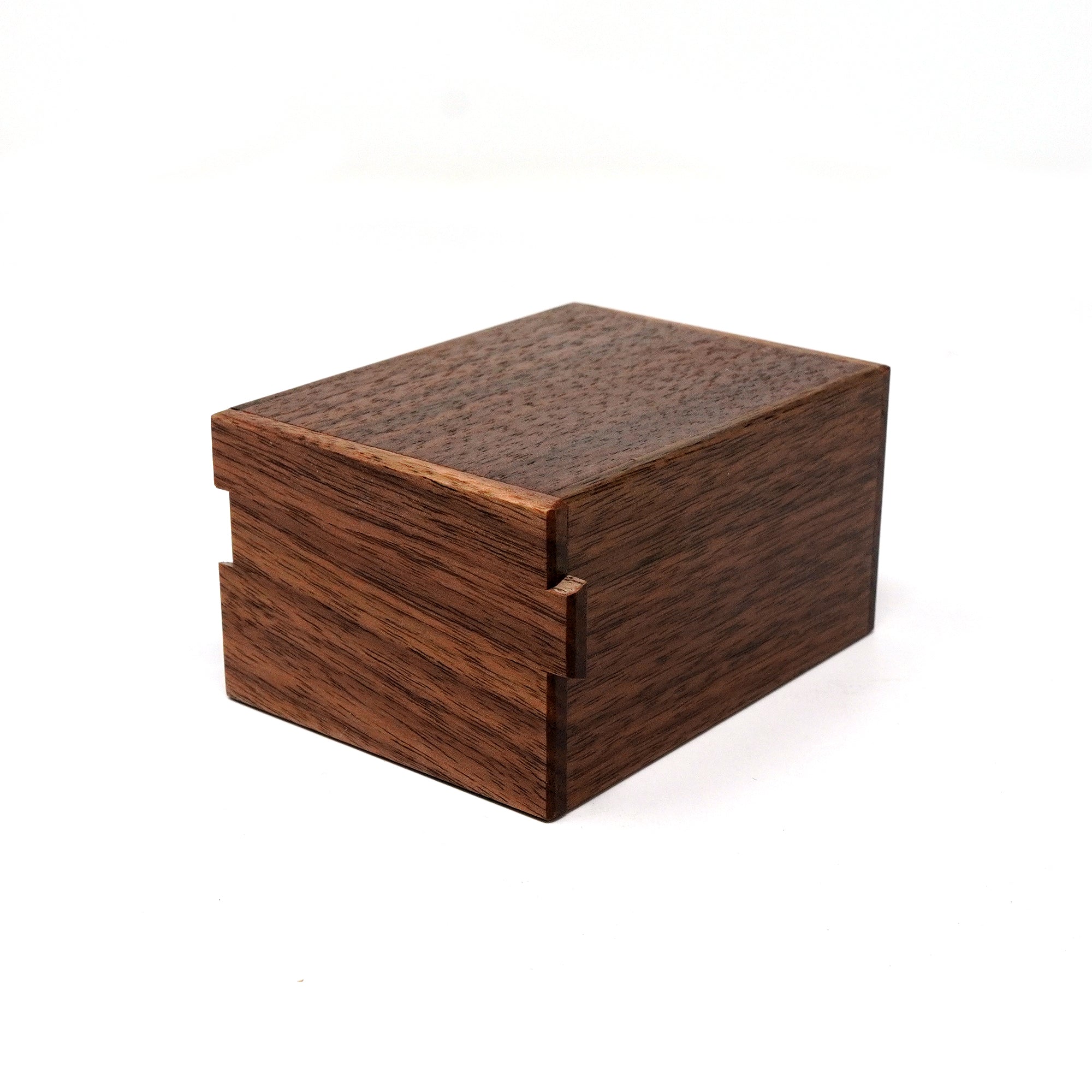 Japanese Puzzle Box -  3 Sun - 12 Steps Walnut