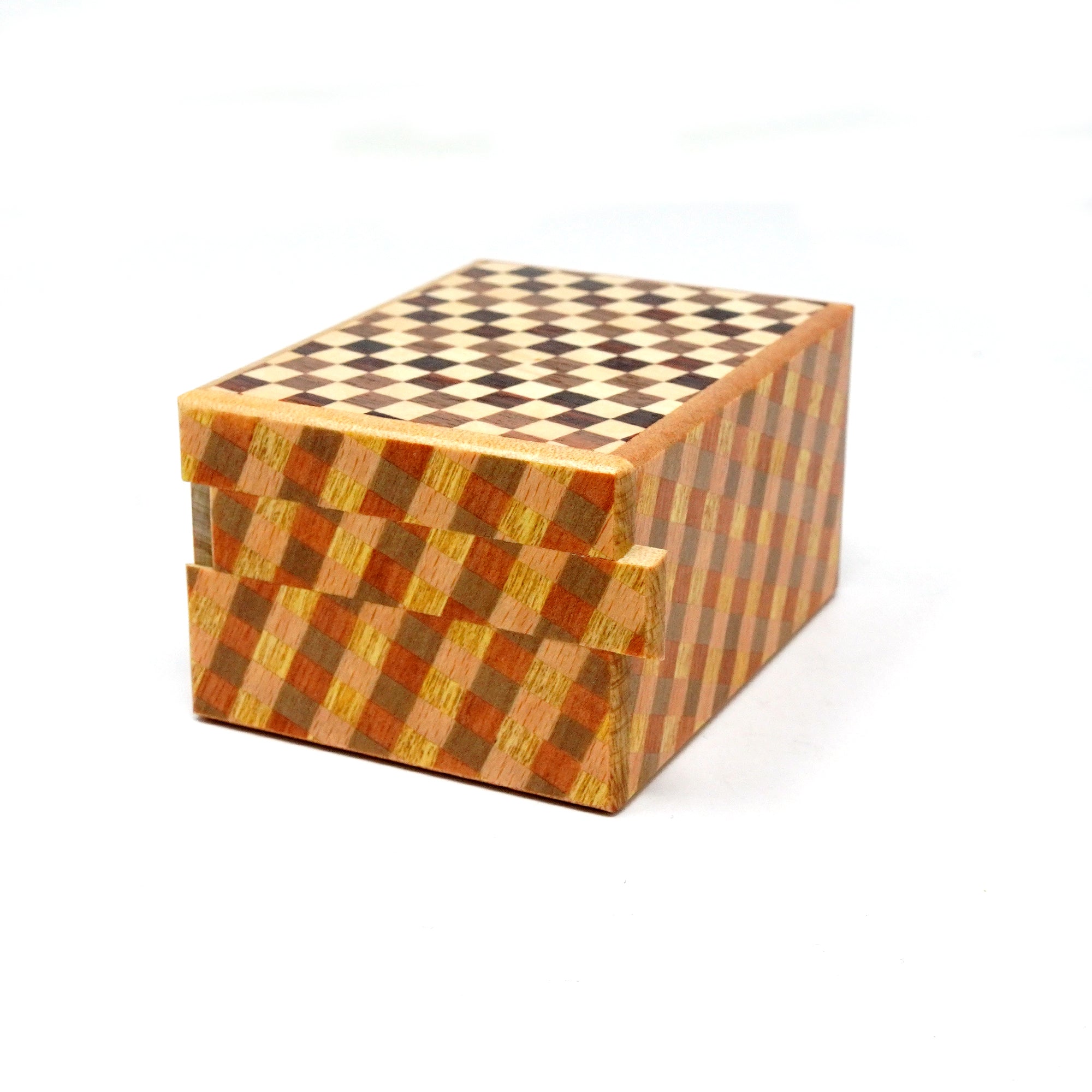 Japanese Puzzle Box -  3 Sun - 18 Steps Ichimatsu