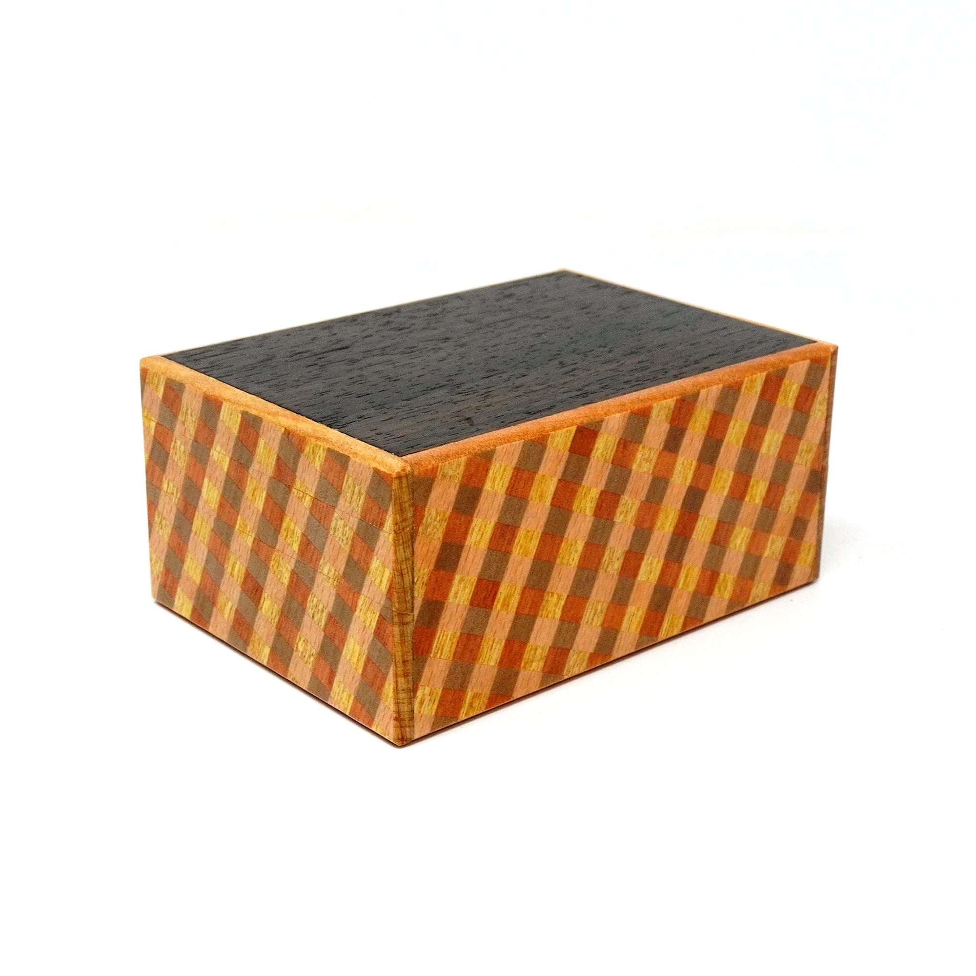 Japanese Puzzle Box -  4 Sun - 7 Steps Zebra/ Rosewood