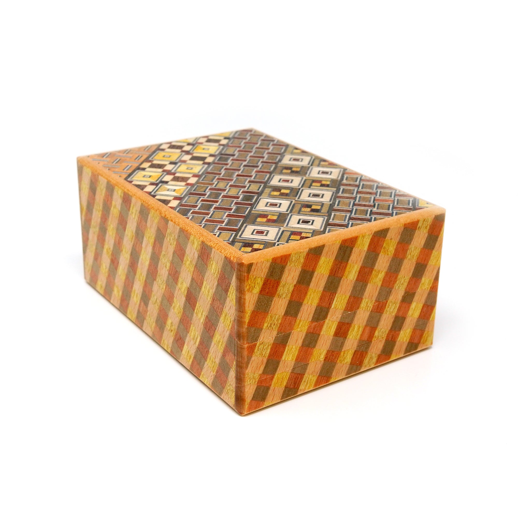 Japanese Puzzle Box - 4 Sun 27 Steps - Yosegi/ Ichimatsu