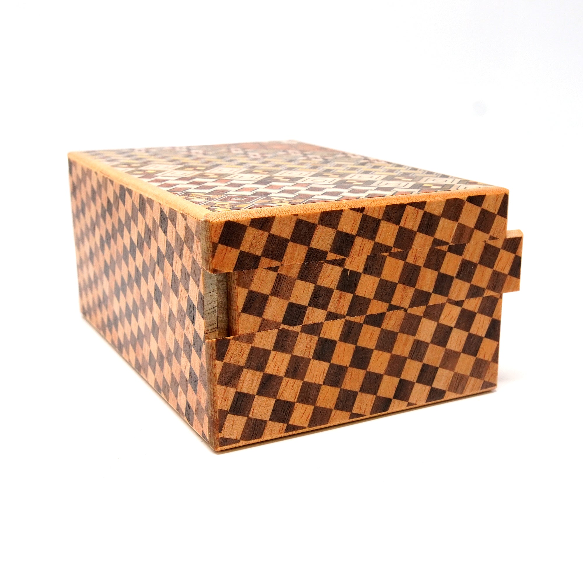 Japanese Puzzle Box - 5 Sun 14 Steps - Yosegi/ Ichimatsu