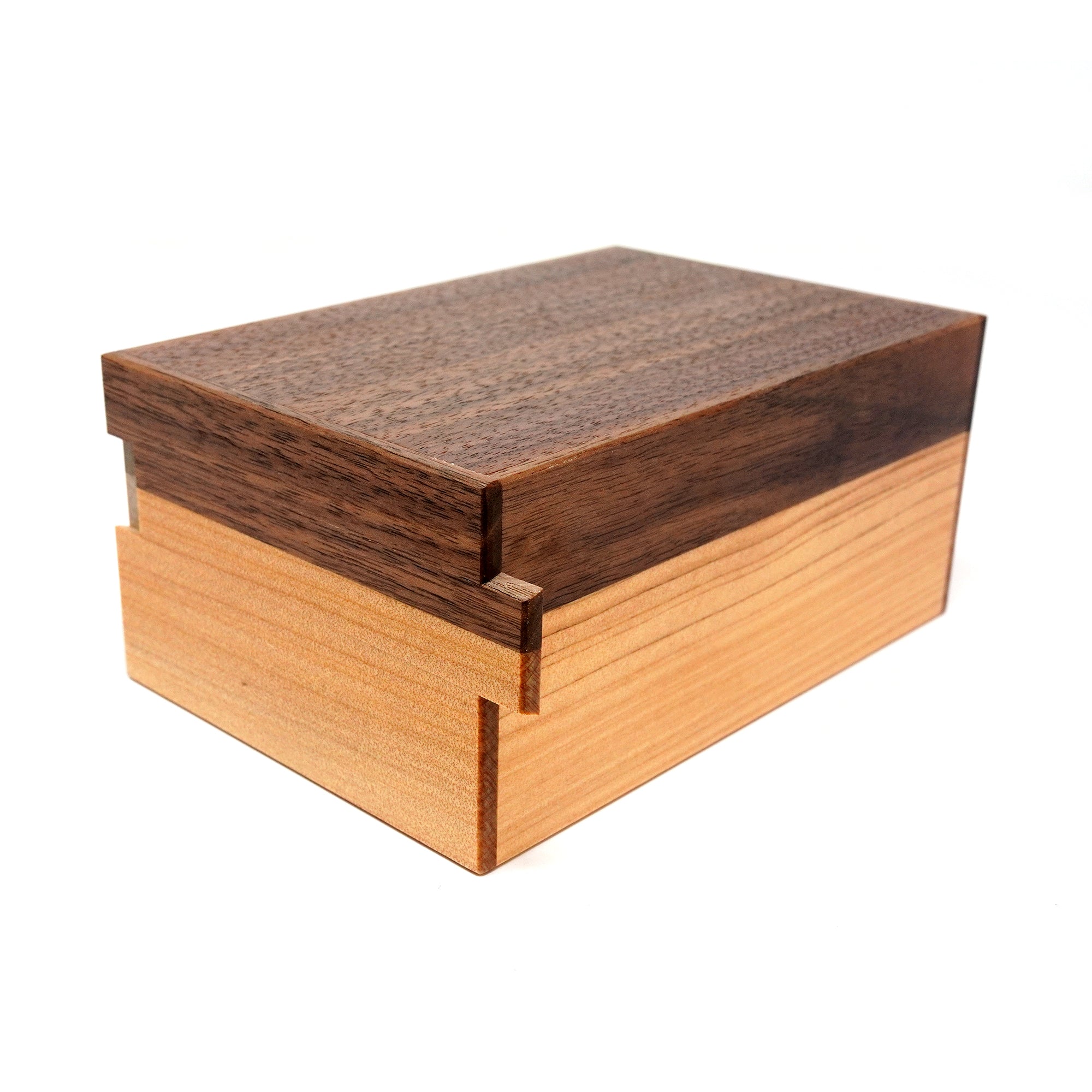 Japanese Puzzle Box -  5 Sun - 7 Steps - Walnut