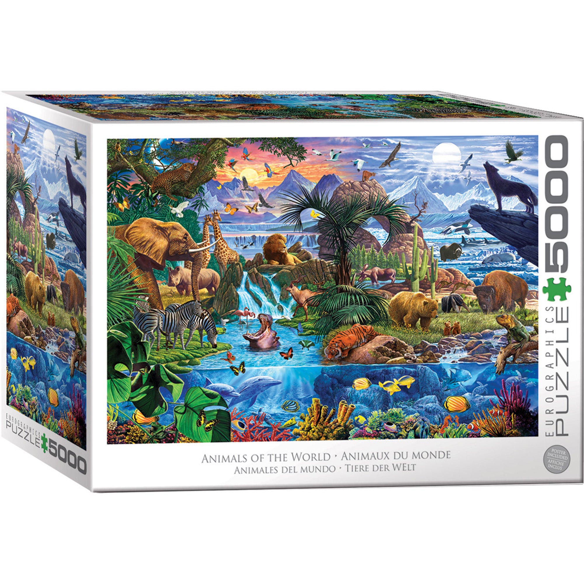 Animals Of The World Jigsaw - 5000 Pieces