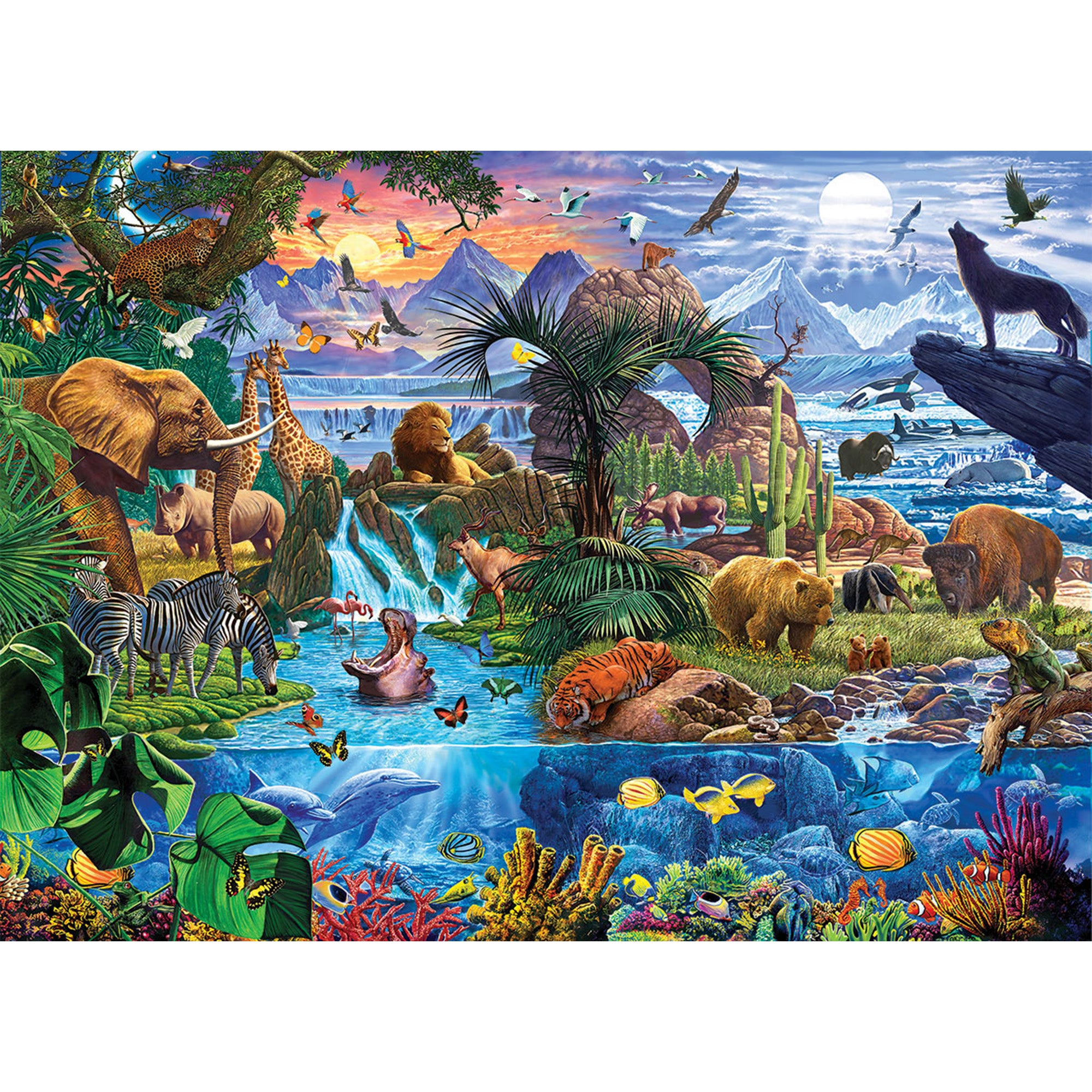 Animals Of The World Jigsaw - 5000 Pieces
