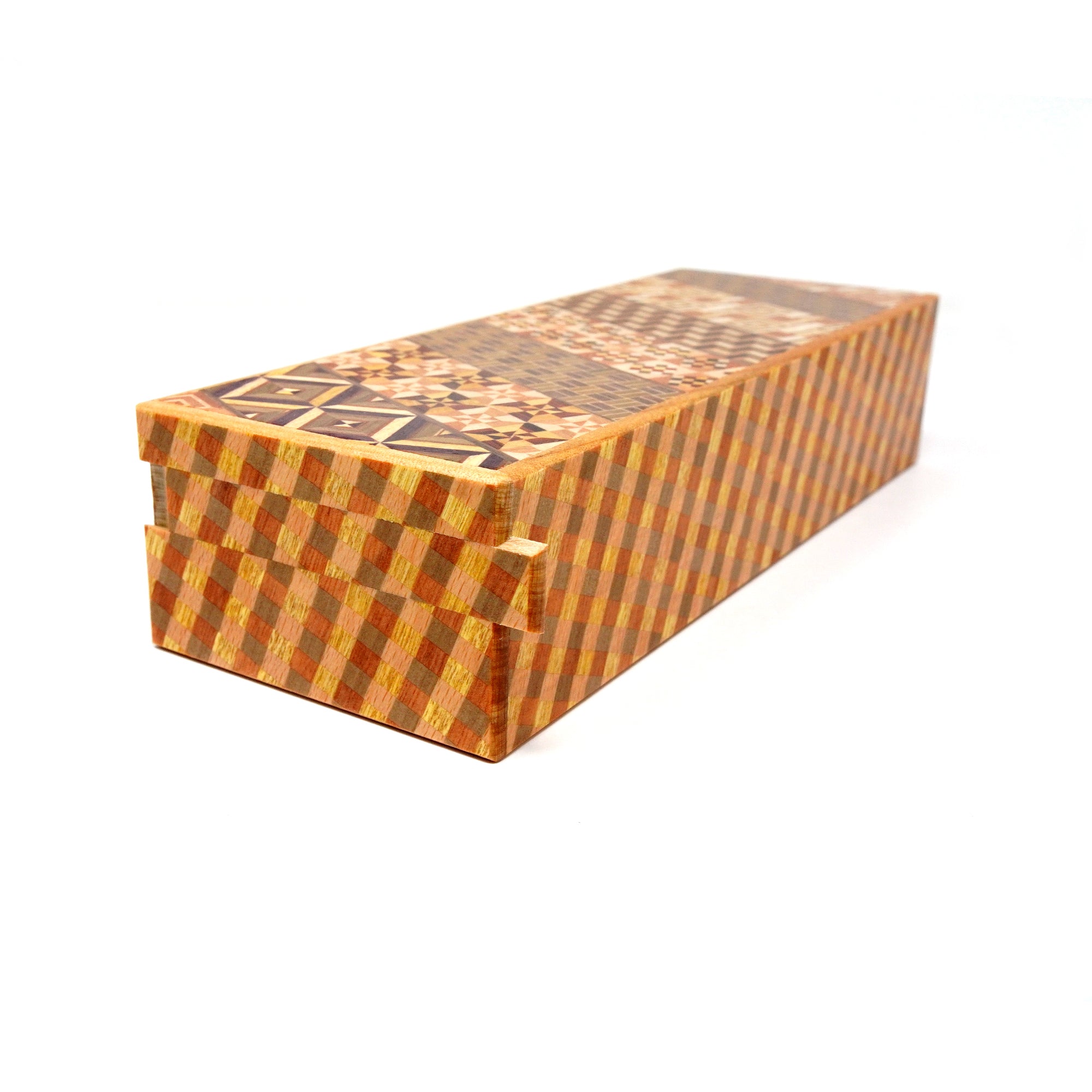 Japanese Puzzle Box -  8 Sun - 14 Steps - Yosegi/Ichimatsu