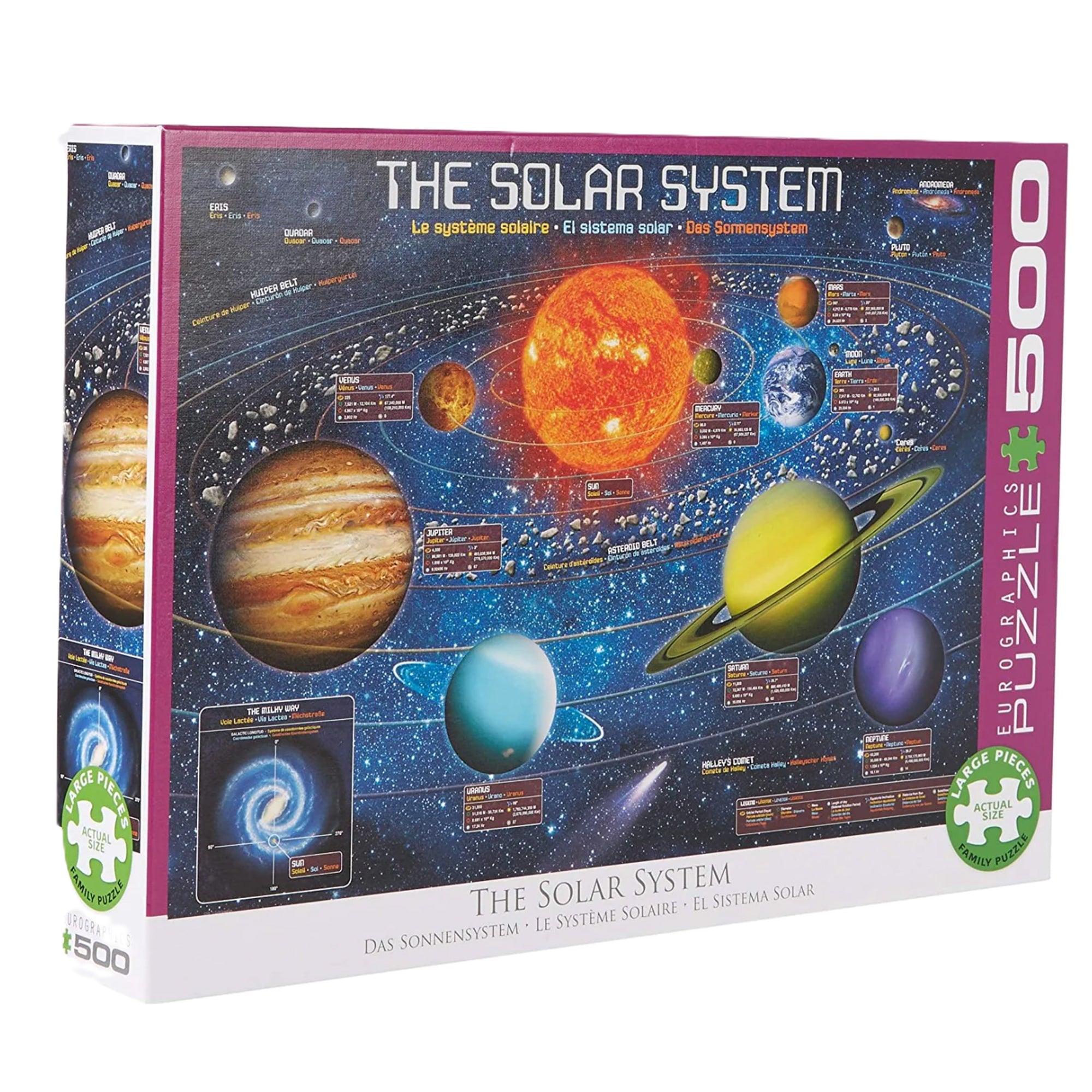 The Solar System Illustrated Jigsaw - 500 Pieces