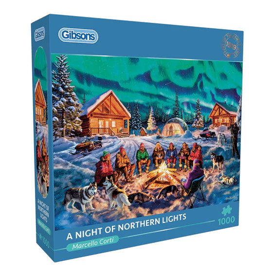 A Night Of Northern Lights Jigsaw - 1000 Pieces