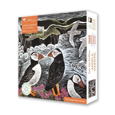 Angela Harding Fair Isle Puffins Jigsaw - 1000 Pieces