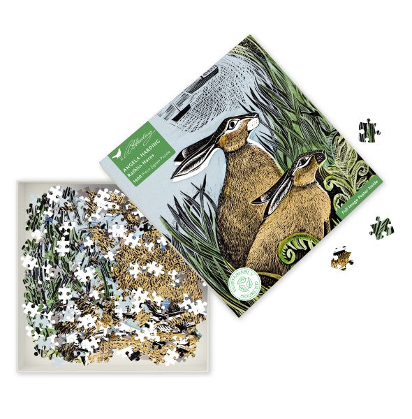 Angela Harding Rathlin Hares Jigsaw Puzzle