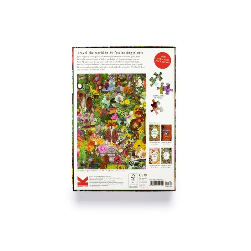 Around The World In 50 Plants Jigsaw - 1000 Piece