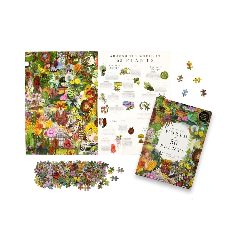 Around The World In 50 Plants Jigsaw - 1000 Piece