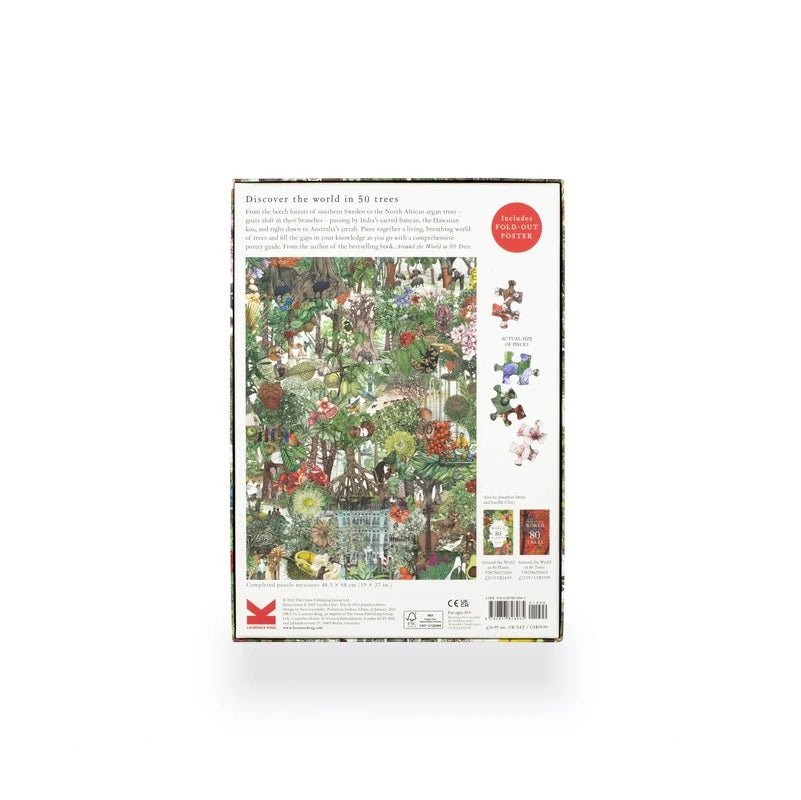 Around The World In 50 Trees Jigsaw - 1000 Piece