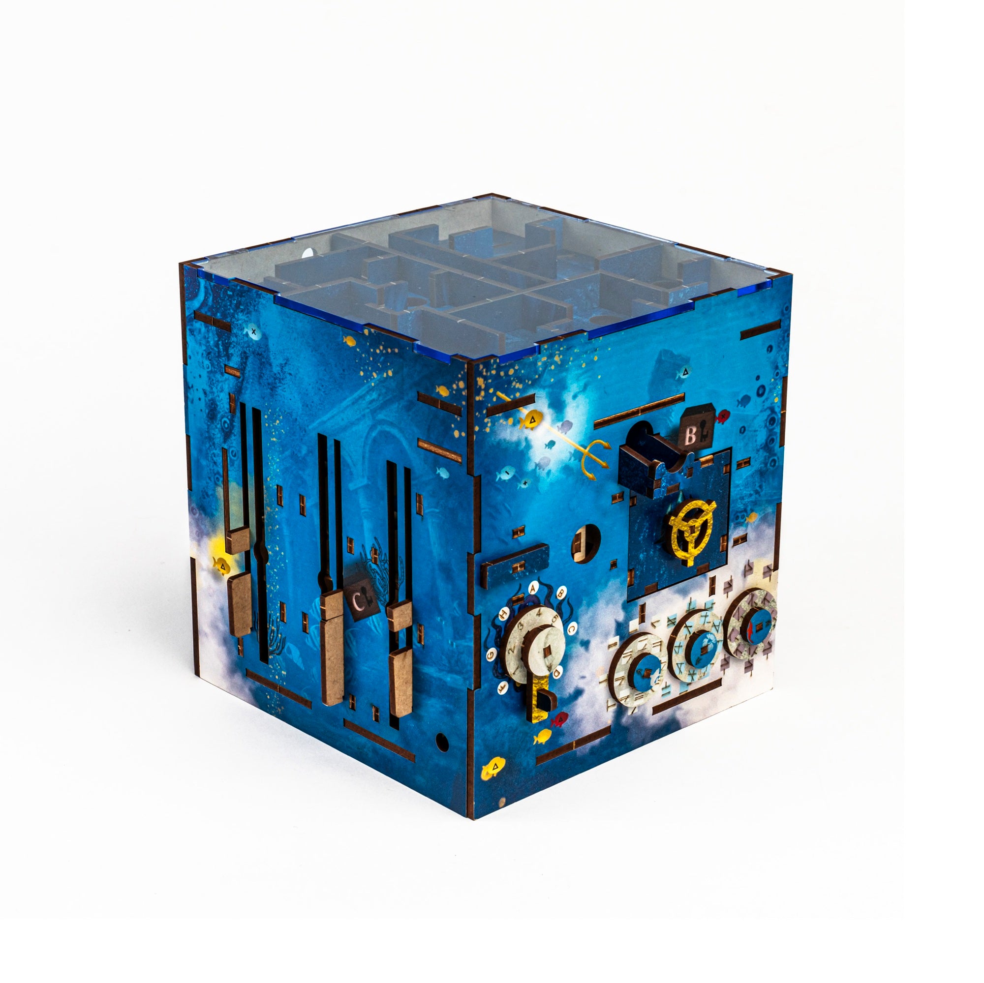 Atlantis Labyrinth Puzzle Box