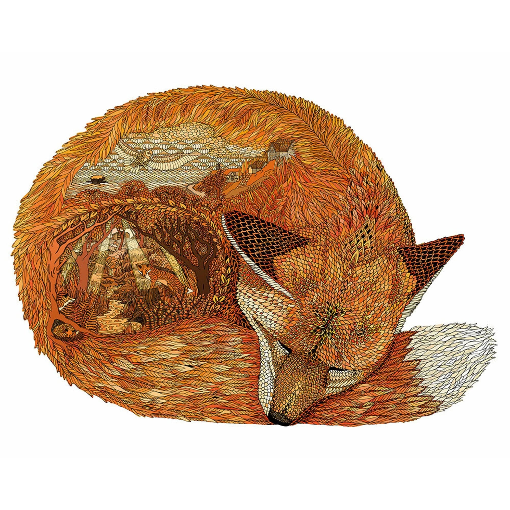 Autumnal Fox Jigsaw Puzzle