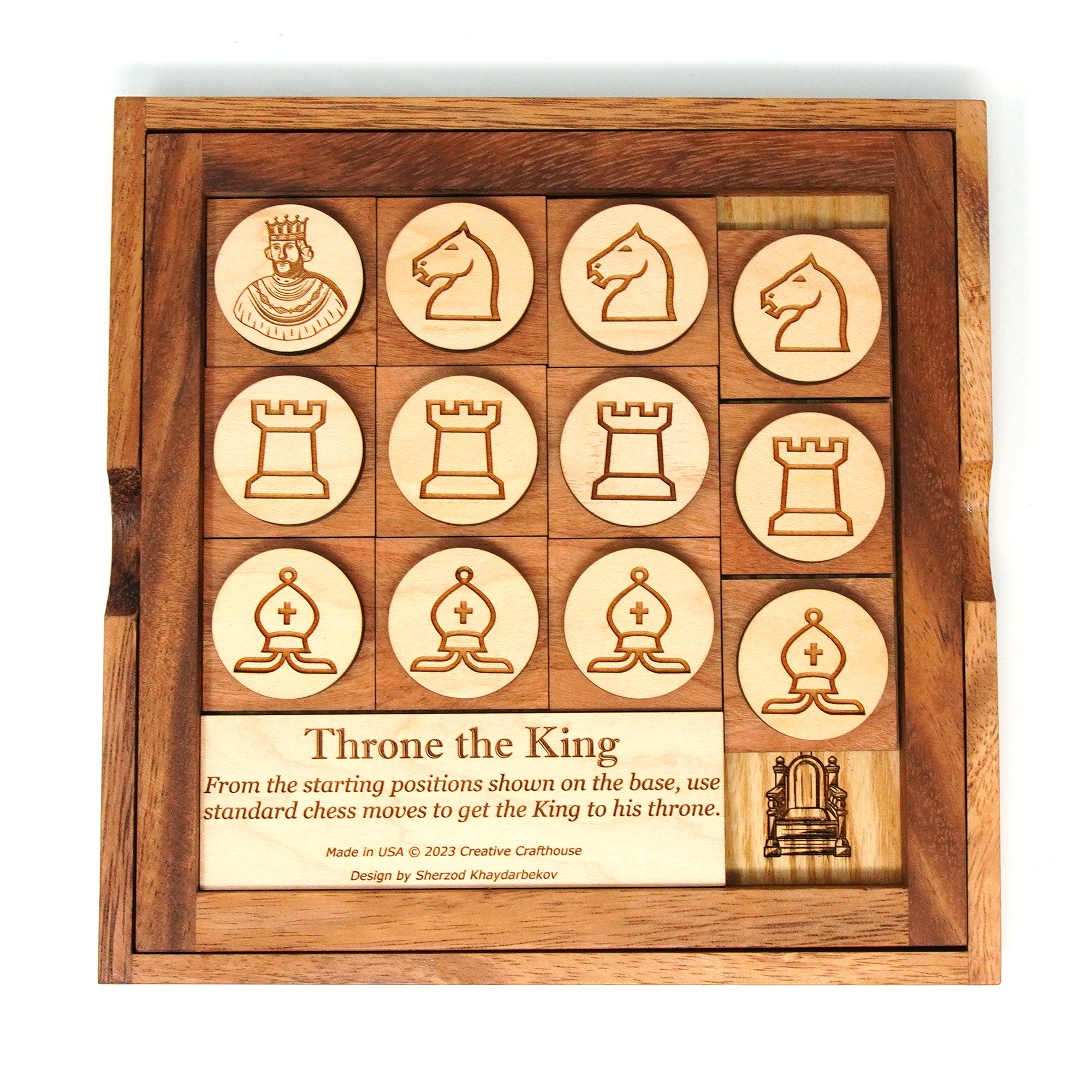 Throne The King Chess Puzzle