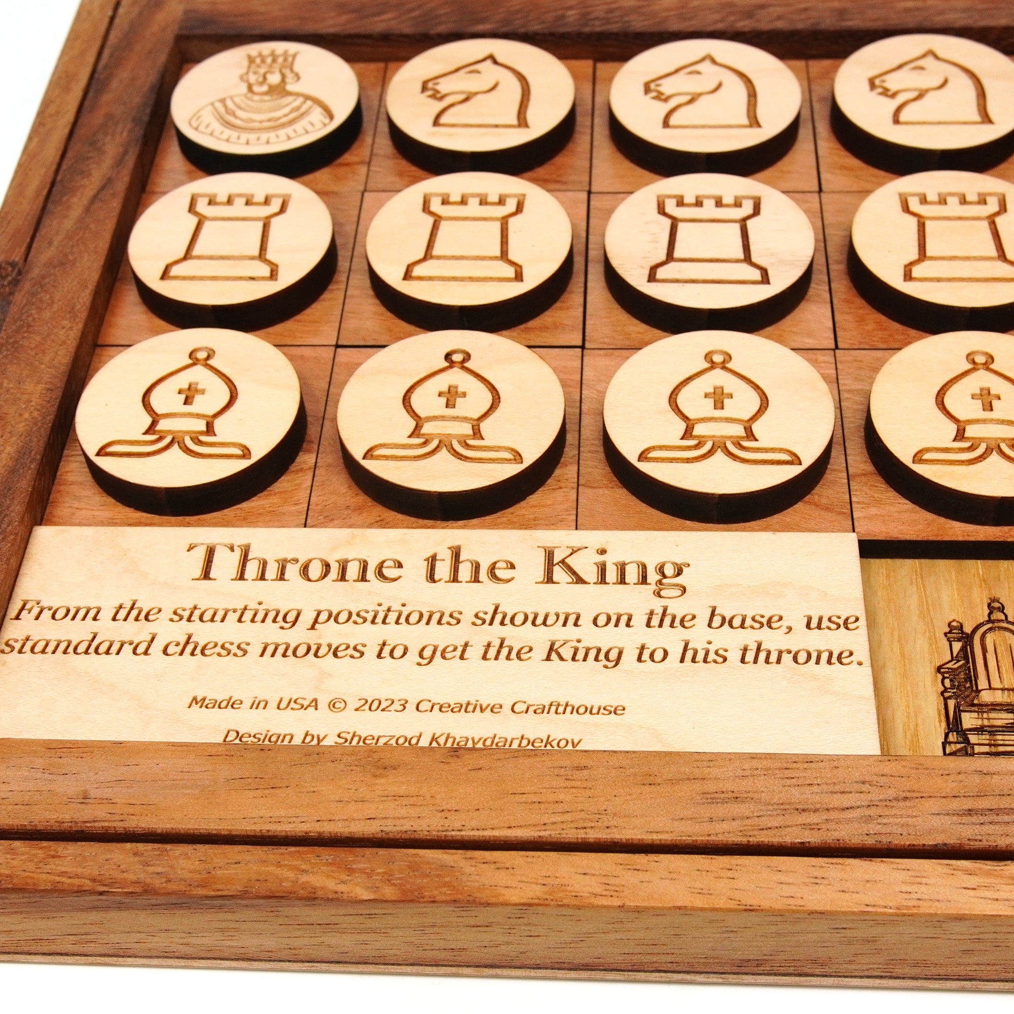 Throne The King Chess Puzzle
