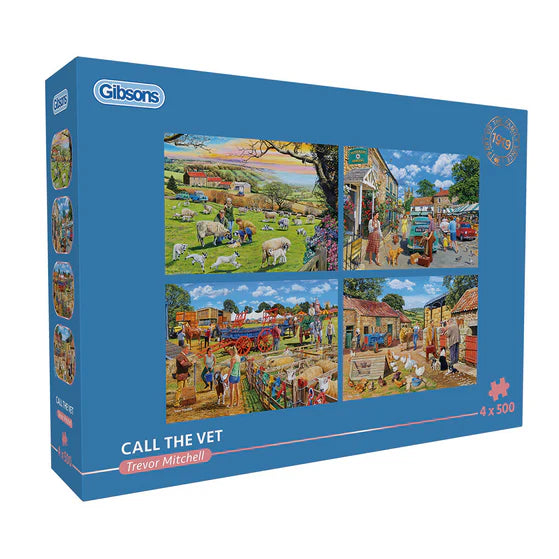 Call The Vet Jigsaws - 4 x 500 Pieces