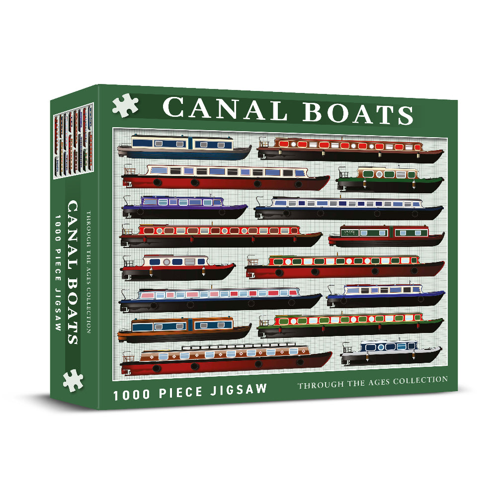 Canal Boats Jigsaw - 1000 Pieces