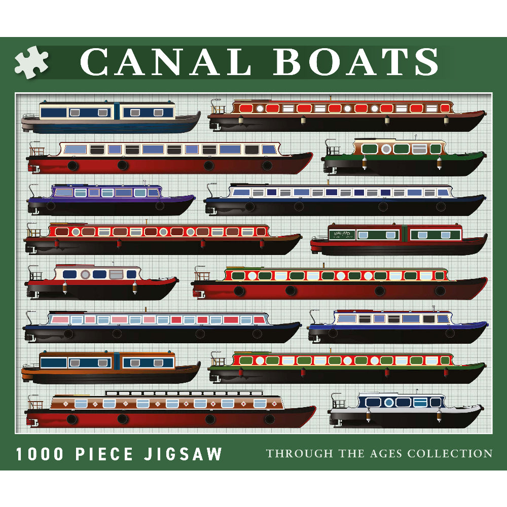 Canal Boats Jigsaw - 1000 Pieces