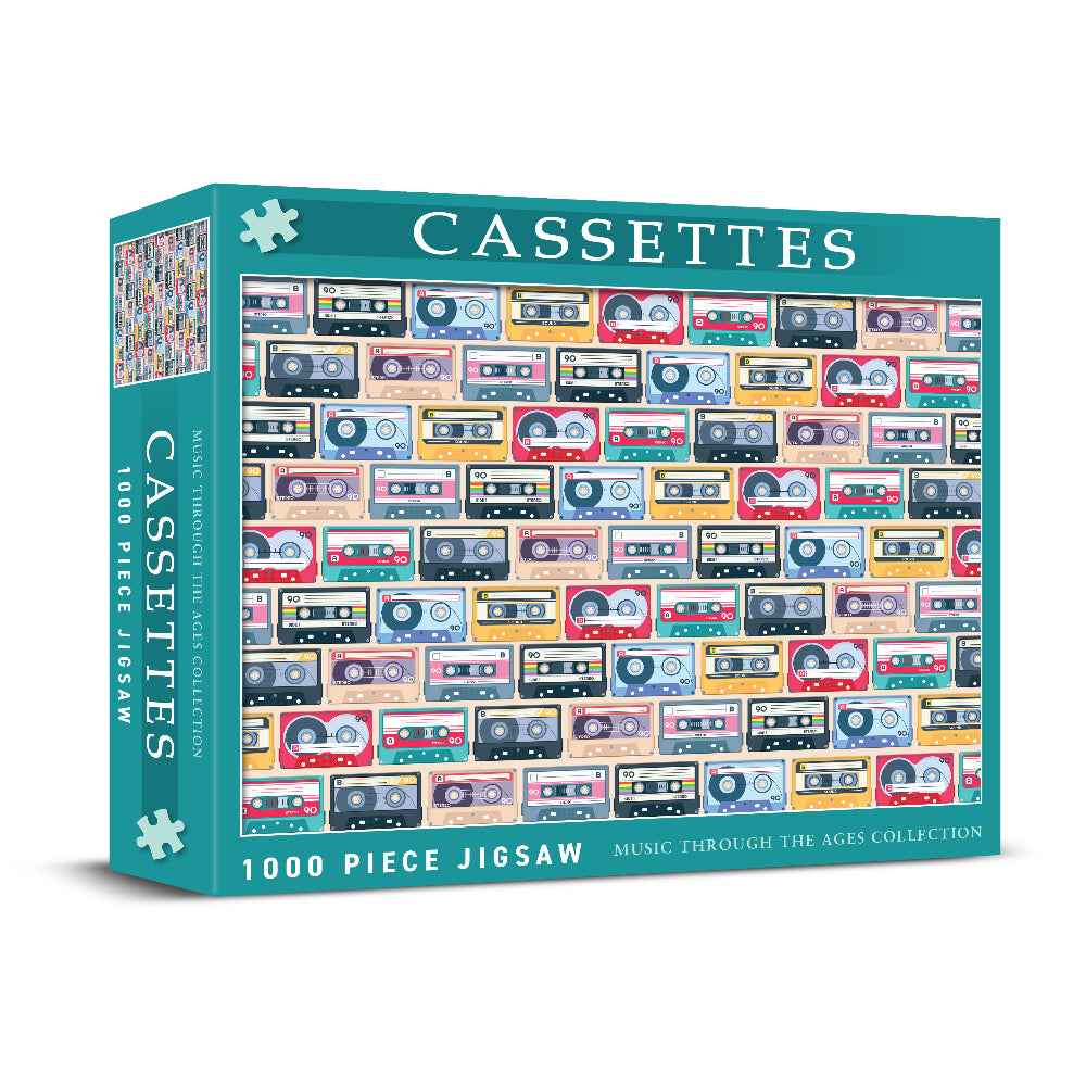 Cassette Tapes Jigsaw - 1000 Pieces