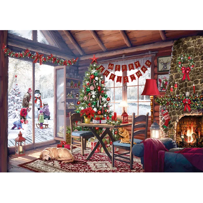 Christmas Cabin Jigsaw Puzzle