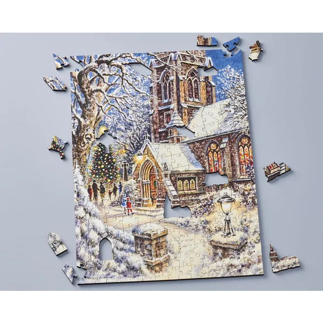 Church In The Snow Jigsaw Puzzle