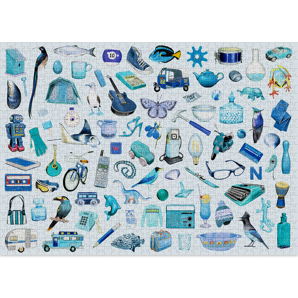 Blue Jigsaw - 1000 Pieces