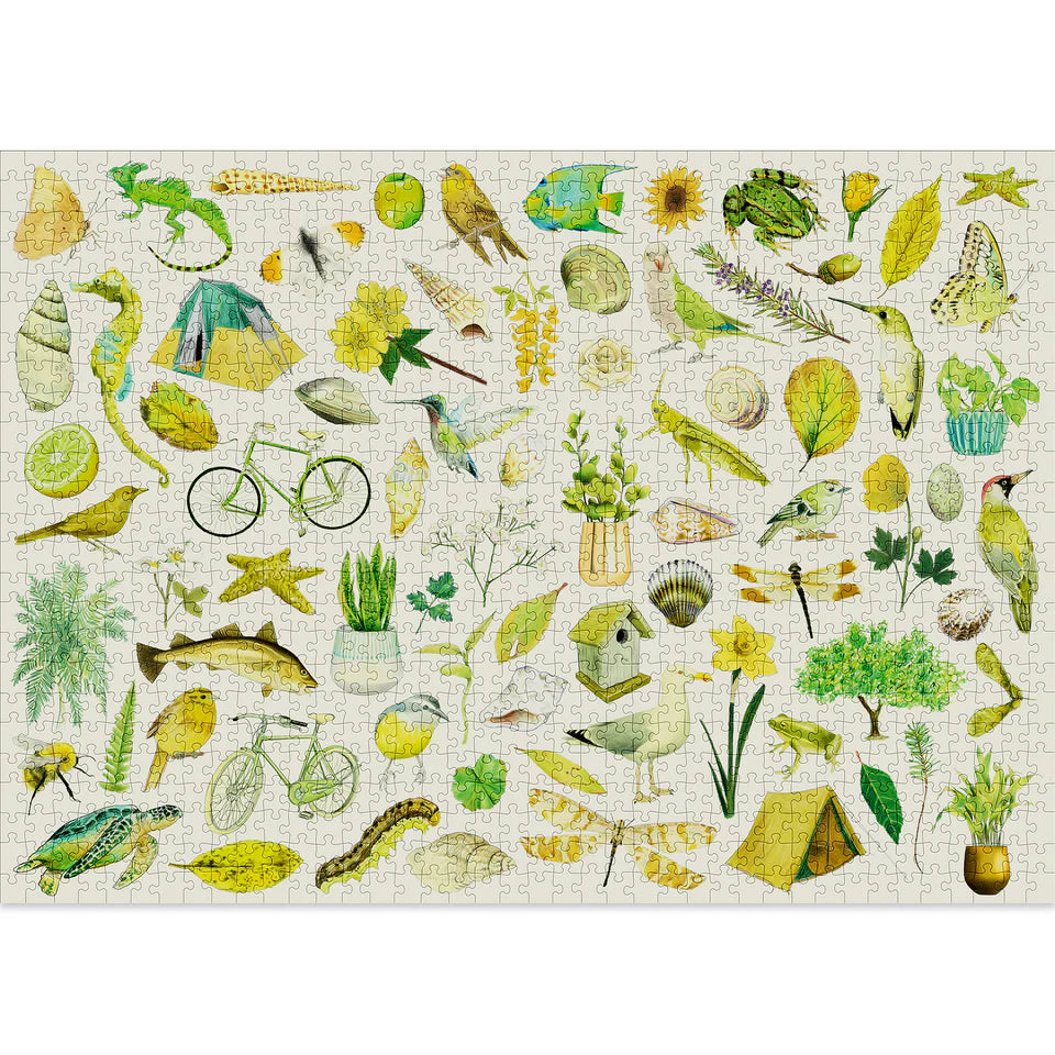 Green Jigsaw - 1000 Pieces