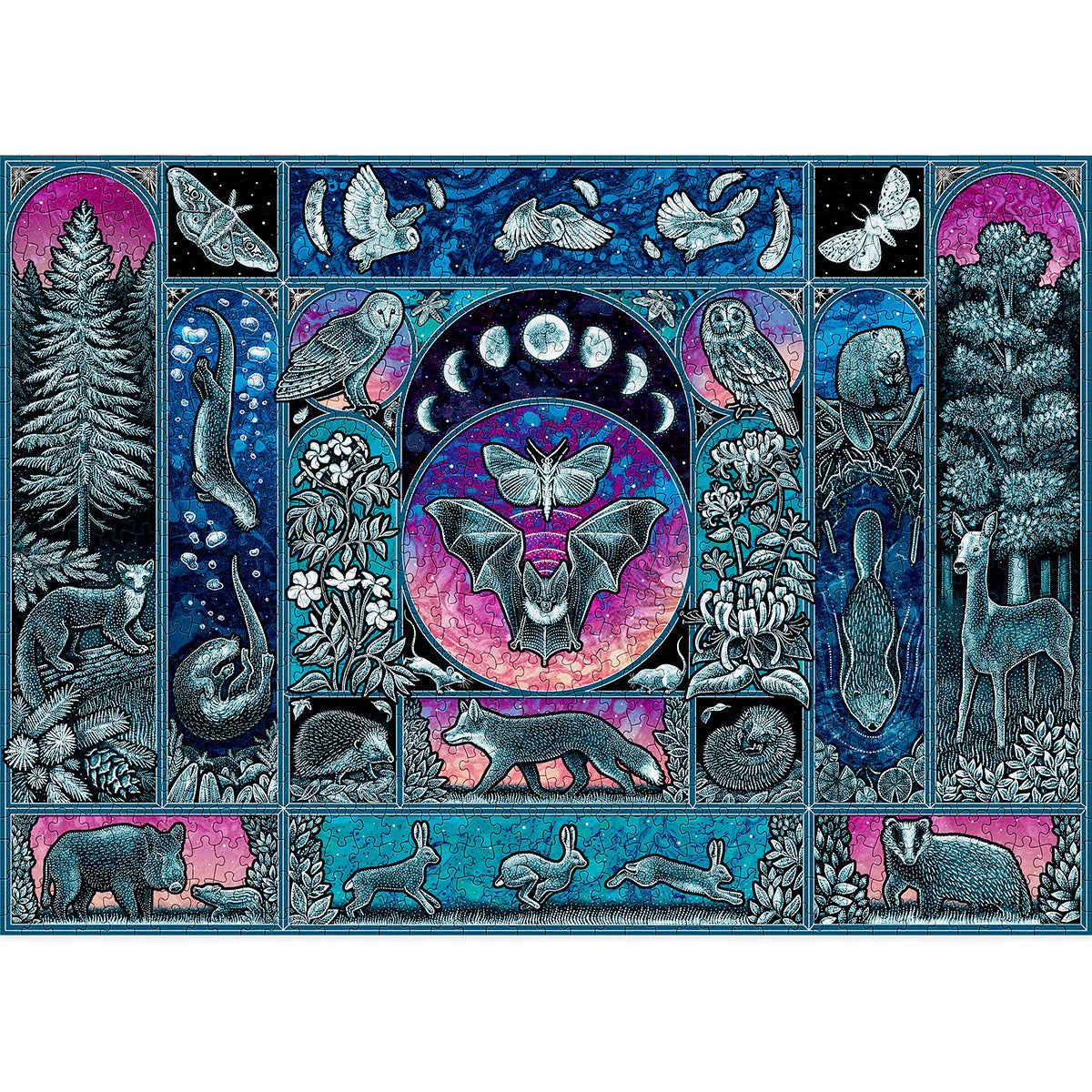 Nocturnal Glow in the Dark Jigsaw Puzzle - 1000 Pieces