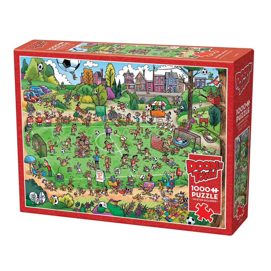 Doodletown: Offside Antics Jigsaw - 1000 Pieces