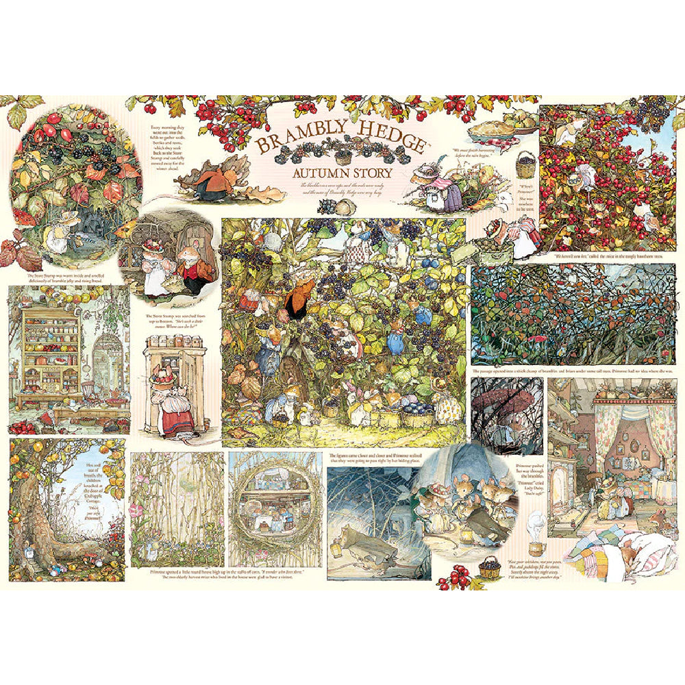 Brambly Hedge Autumn Story Jigsaw - 1000 Pieces