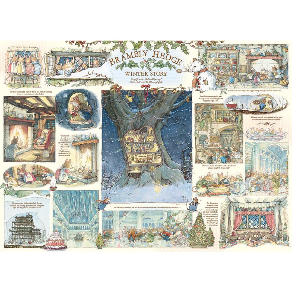 Brambly Hedge Winter Story Jigsaw - 1000 Pieces