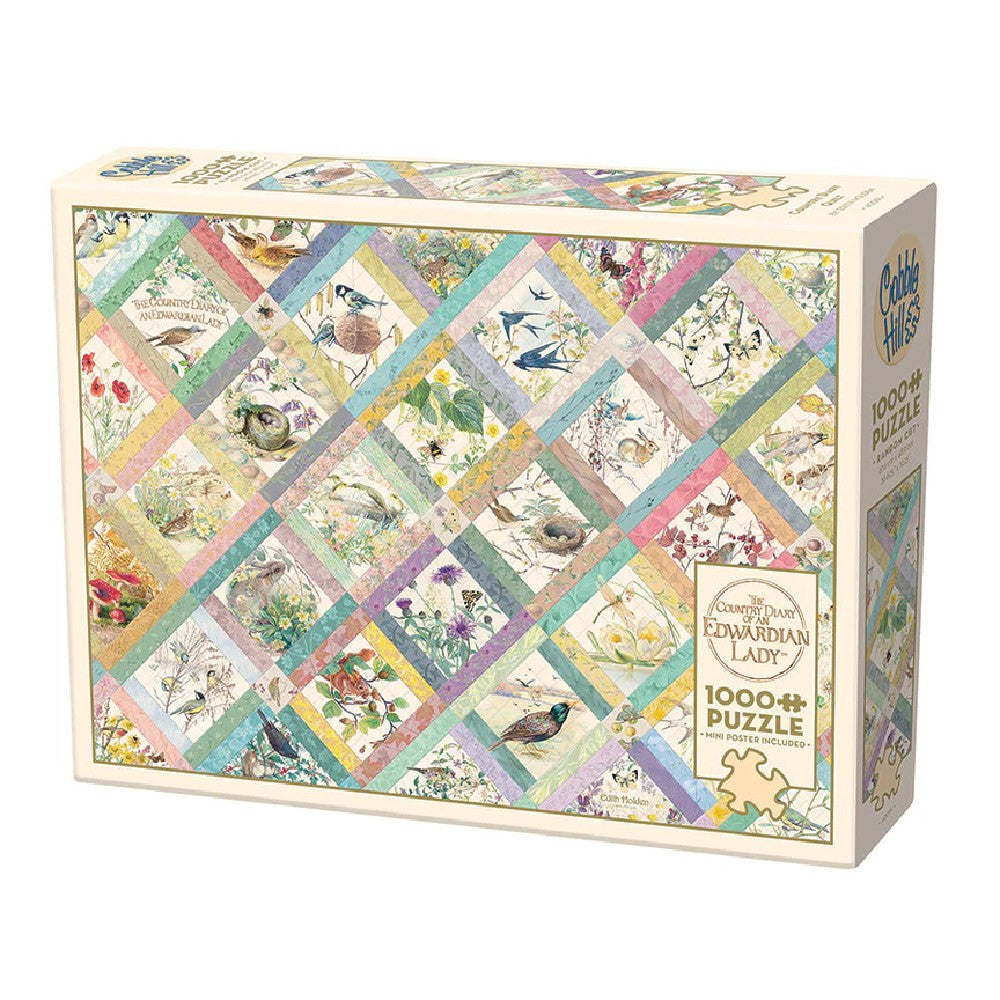 Country Diary Quilt Jigsaw - 1000 Pieces