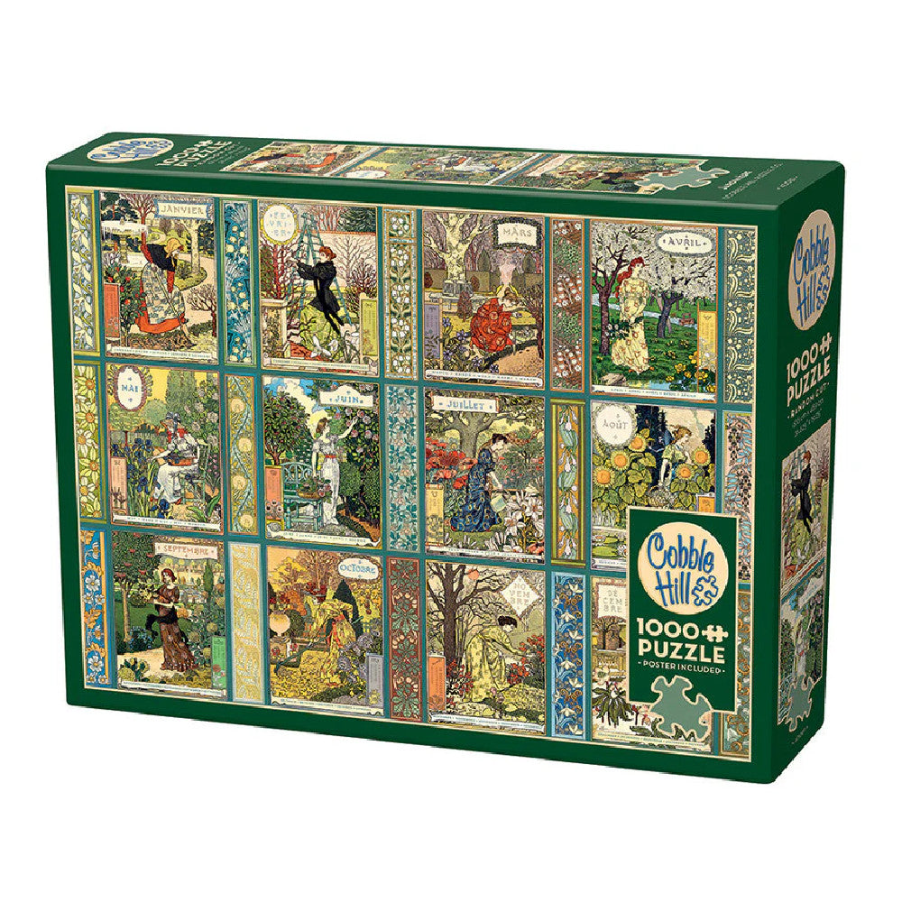 Jardiniere: A Gardener's Calendar Jigsaw - 1000 Pieces