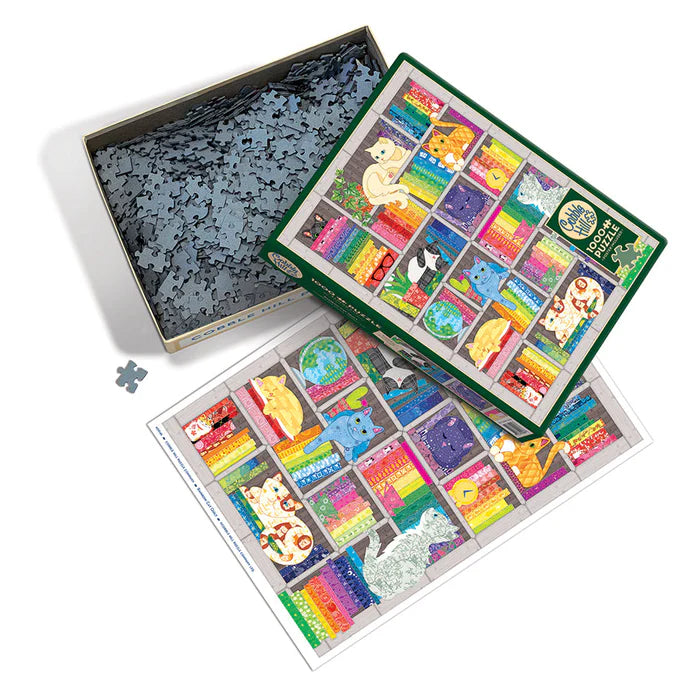 Rainbow Cat Quilt Jigsaw - 1000 Pieces