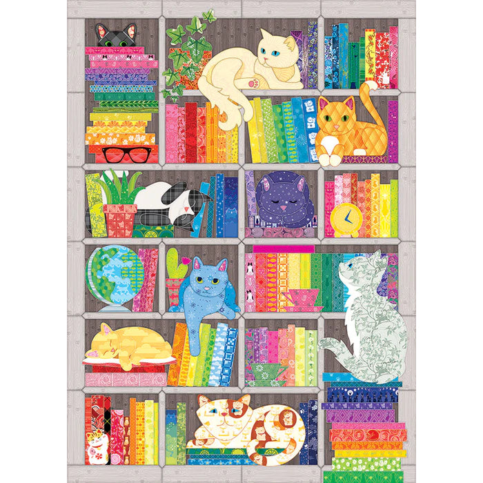 Rainbow Cat Quilt Jigsaw - 1000 Pieces