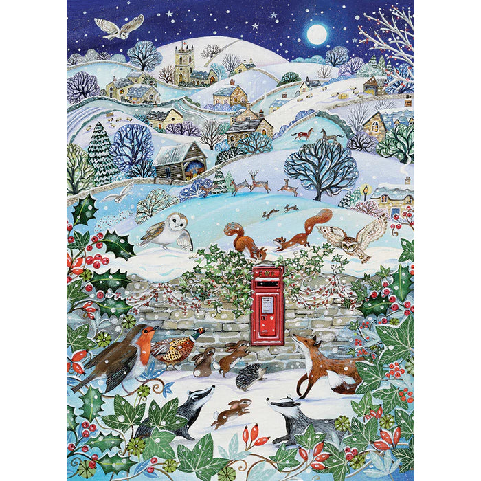 Village On A Winter Night Jigsaw - 1000 Pieces