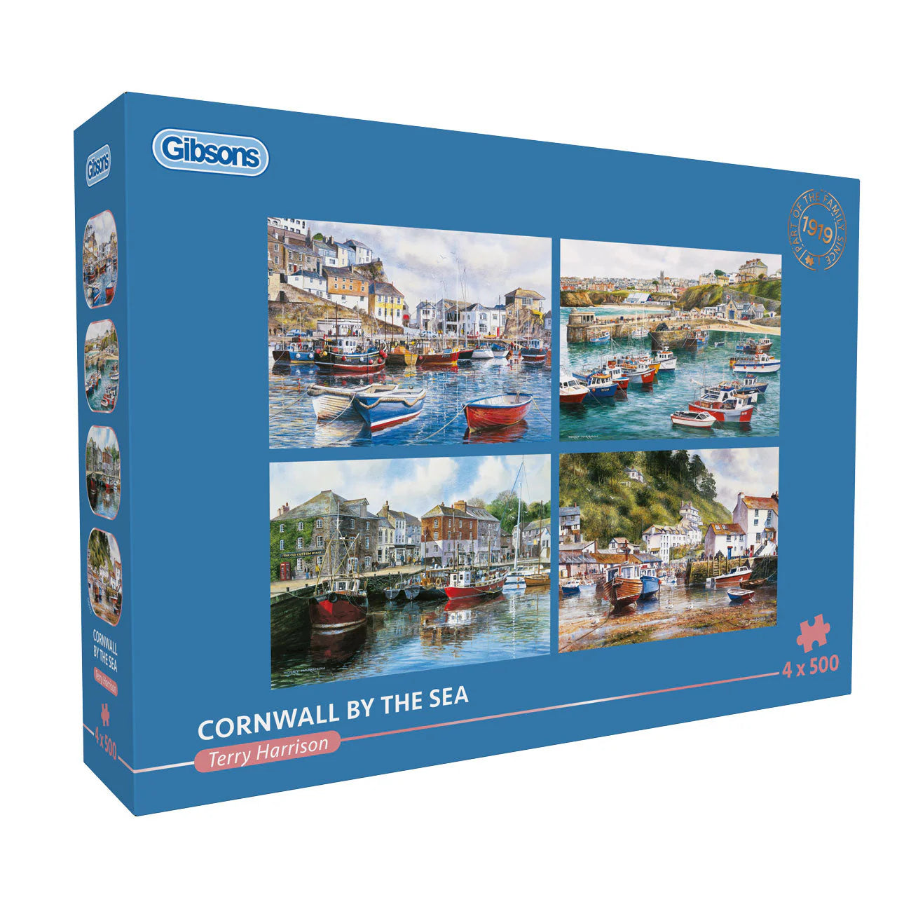 Cornwall By The Sea Jigsaws - 4 x 500 Pieces