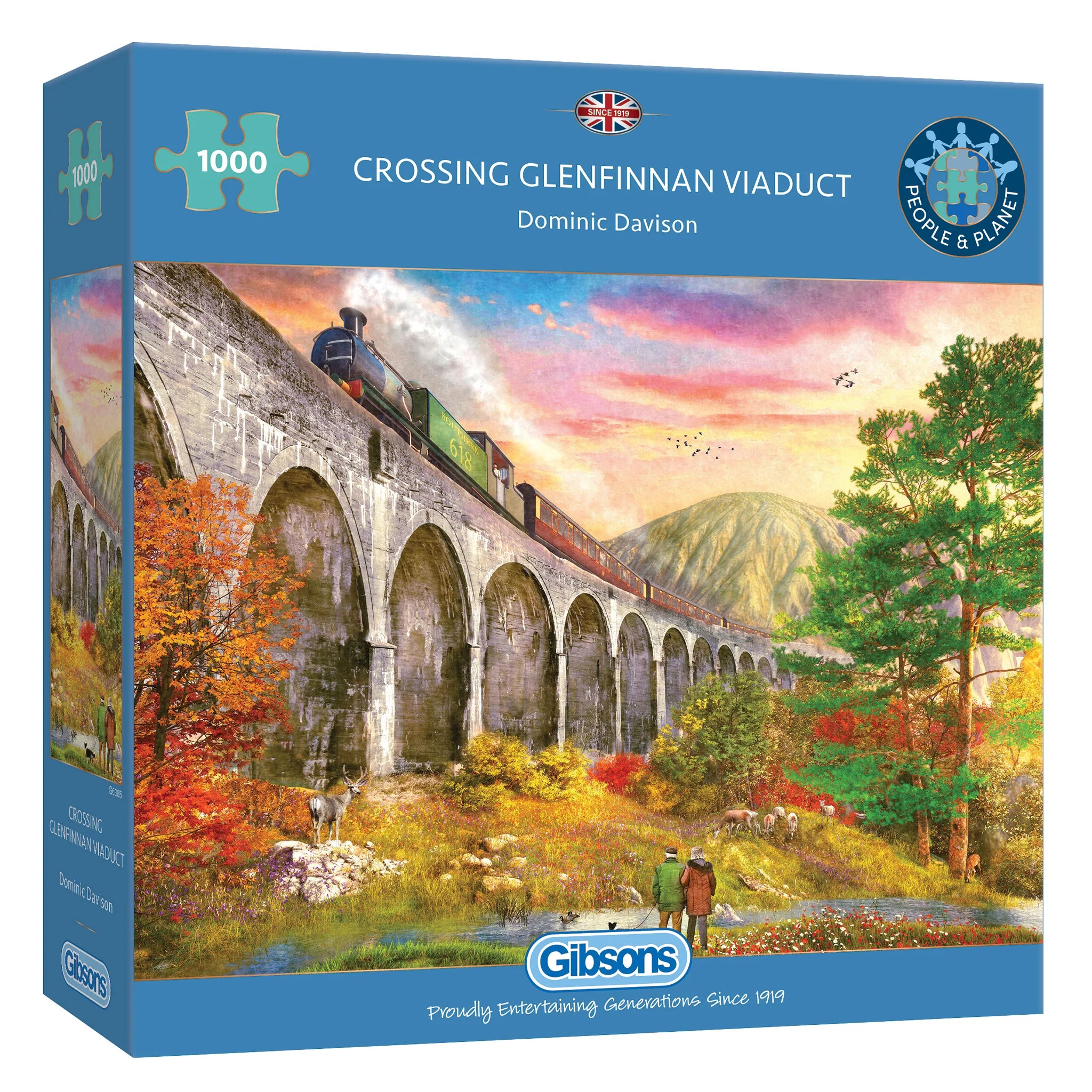 Crossing Glenfinnan Viaduct Jigsaw - 1000 Pieces